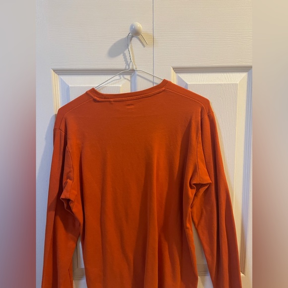 Uniqlo long sleeve orange small - Picture 2 of 2